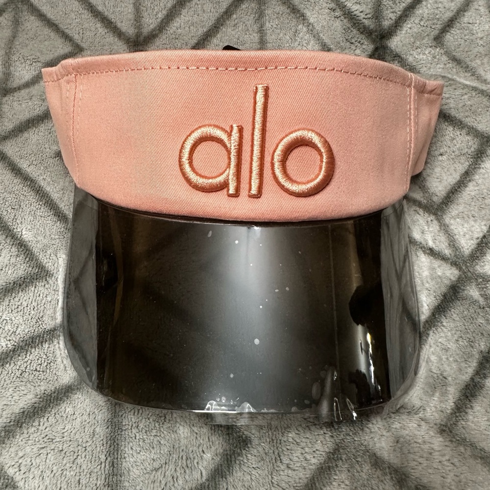 ALO Yoga Pink Visor with Dark Smoke Shield